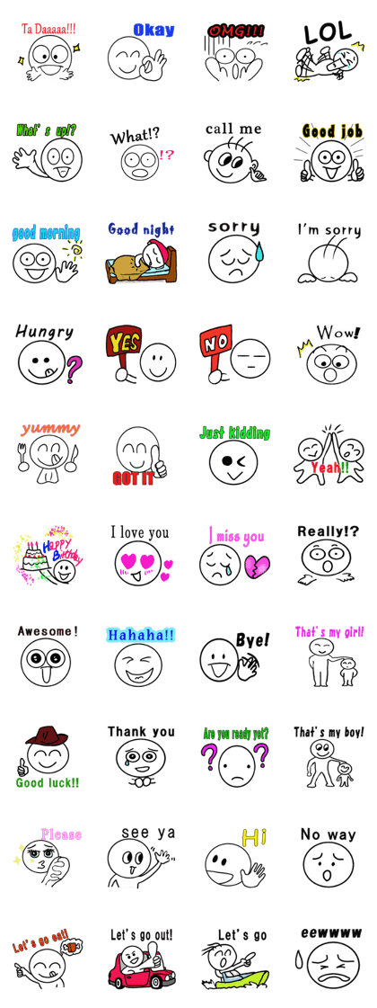Worldwide line Sticker