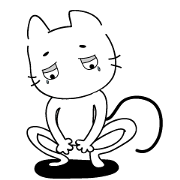 speechless  cat