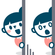 Woman office worker of simple sticker.