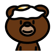 kumatama chan sticker. Ver.1.0