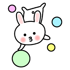 Convenient Sticker of Rabbit 3