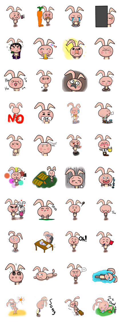 Crazy the rabbit