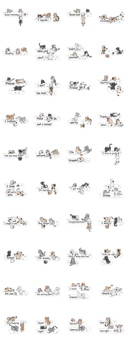 Cat cat cat English version