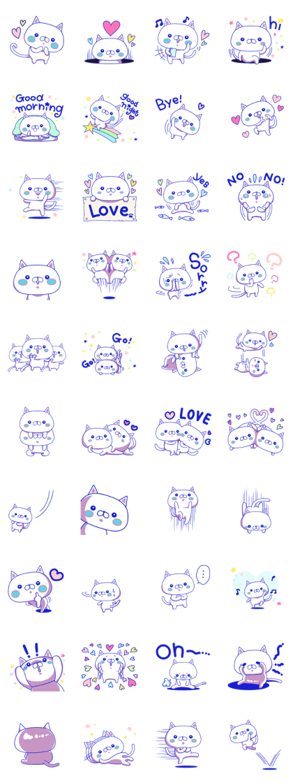 For everyday use ! Blue sky cat's.