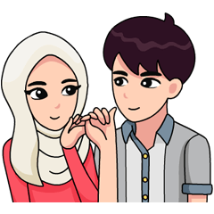 Couple Hijab