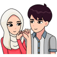 Couple Hijab