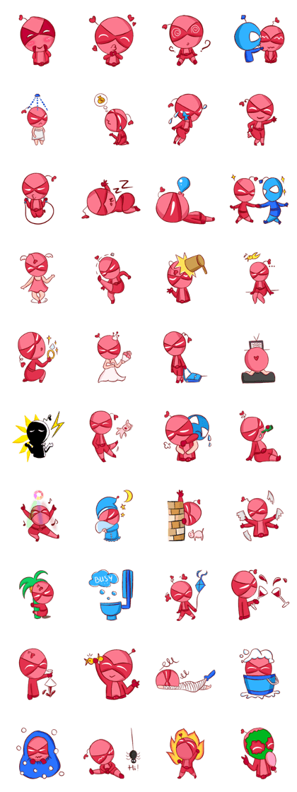 Pink Lady in Actions