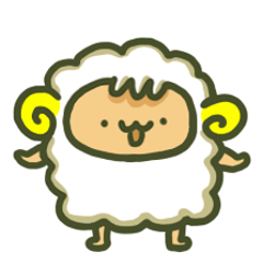 Cute a sheep