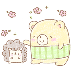 Belly band bear and Harimoko