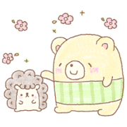 Belly band bear and Harimoko