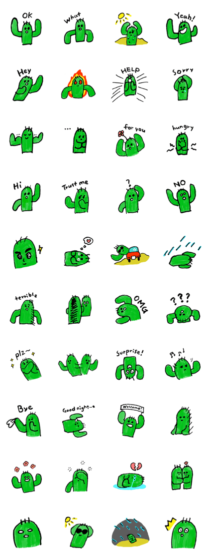 I wanna be cute cactus.