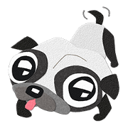 Pug dog GARAPAN