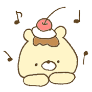 Bear resembling a pudding 3