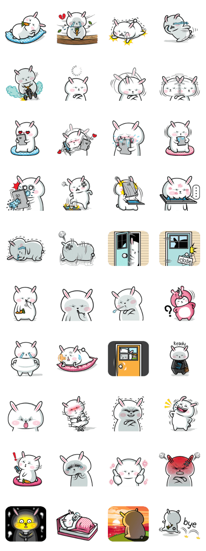 Fat White Rabbit