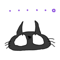 Black cat (cute)