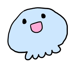 cute blue Jellyfish