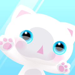 白い子猫 Line スタンプ Line Store 白い子猫 Line スタンプ Line Store