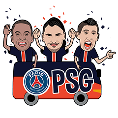Paris Saint-Germain Official Stickers