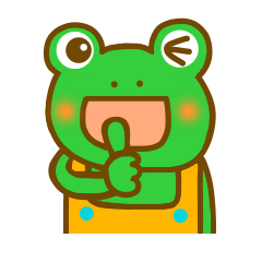 Every day frog's sticker