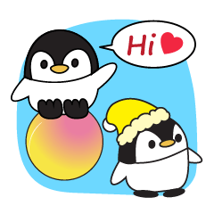 ペンギンと、おやつの時間