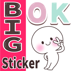 [100% Every day] Cute Sticker. --BIG--
