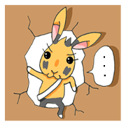 RAICHI the rabbit(shyness) 06