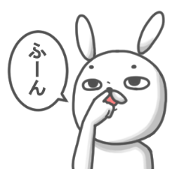 Crazy cute rabbit