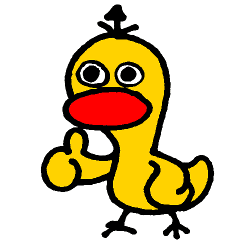 the sticker of duck