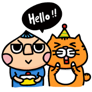 Fat cat and Mr. Chestnut