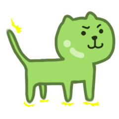 Lyme cat - green