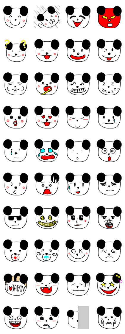 Pandas big facial