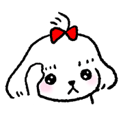 A Maltese dog's Sticker