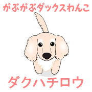 Gabu Gabu Dachshund "Dakuhachirou".