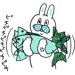 OKAME Sticker 4 -More rabbit SASAKI-