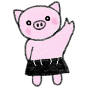 Hula oink Girl vol.2 Black skirt ver.