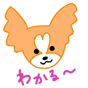 Happy dog's sticker
