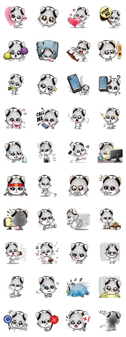 Anger Music Cat /  Global Version