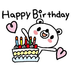 For Congratulations And Happy Birthday Line Stickers Line Store