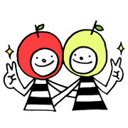 Apples and green apple