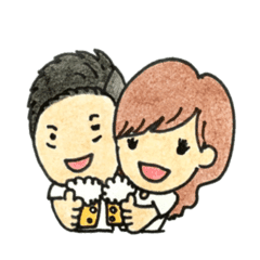 仲良し夫婦 カップル Line スタンプ Line Store 仲良し夫婦 カップル Line スタンプ Line Store
