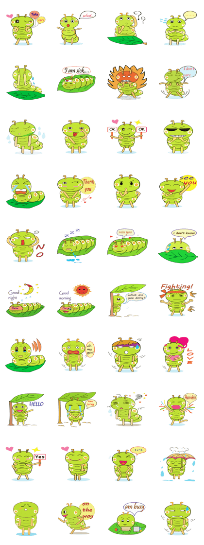 cute worm tea