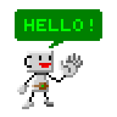 ふきだしドット絵ロボ Line スタンプ Line Store ふきだしドット絵ロボ Line スタンプ Line Store