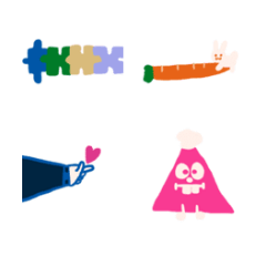 可愛裝飾分隔線表情貼5