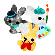 Pretty Little Rabbits Sticker 2
