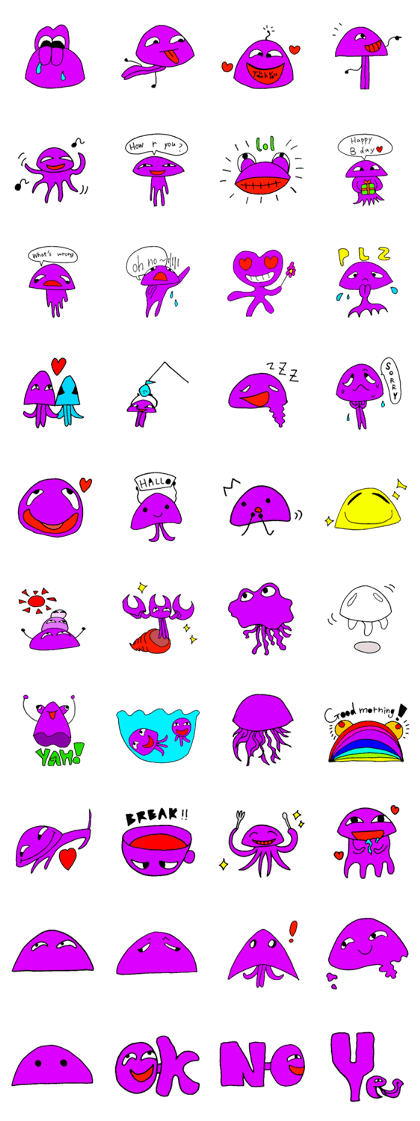 alien stickers