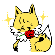 Relaxed fox