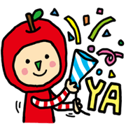 Apple and strawberry