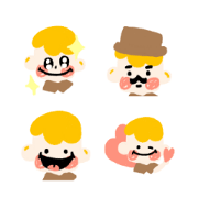 Crayon brush boy