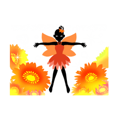 妖精とお花の大人可愛いスタンプ Line スタンプ Line Store 妖精とお花の大人可愛いスタンプ Line スタンプ Line Store