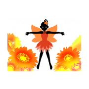 Beautiful Sticker of the fairy